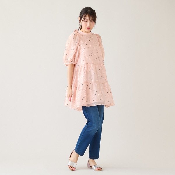 ローズティアラ（Rose Tiara）/バックリボンハートフロッキーチュニック_12