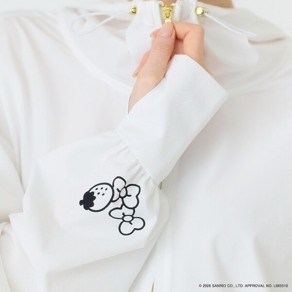 ローズティアラ（Rose Tiara）/【My Melody】マイメロディ　プリントラッシュガード素材パーカー_9