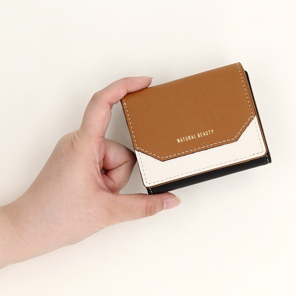 ナチュラルビューティー（NATURAL BEAUTY）/【 NATURAL BEAUTY 】デセール 3つ折り財布 ミニ財布