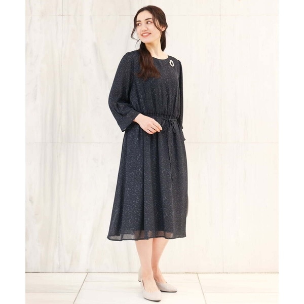 エウルキューブ（eur3）/【大きいサイズ/11号サイズあり】シフォンプリントワンピース