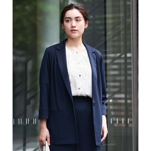 エウルキューブ（eur3）/【大きいサイズ/11号サイズあり/接触冷感/B−move JK】洗えるカノコジャケットの通販は