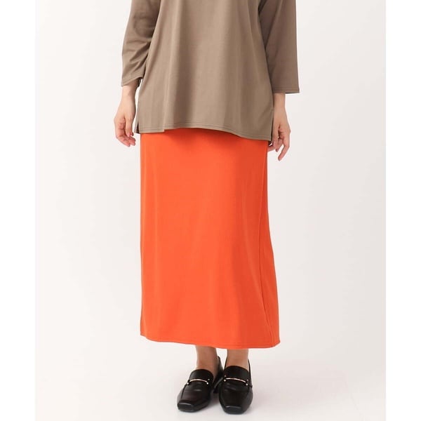 エウルキューブ（eur3）/【大きいサイズ】リブカットタイトスカート
