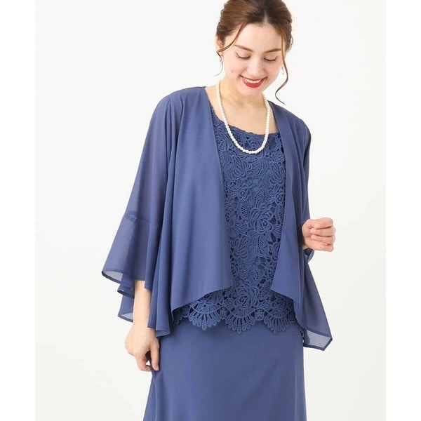 エウルキューブ（eur3）/【大きいサイズ】ジョーゼットボレロ