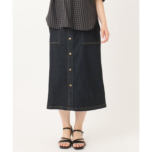 エウルキューブ（eur3）/【大きいサイズ】フロントボタンタイトスカート