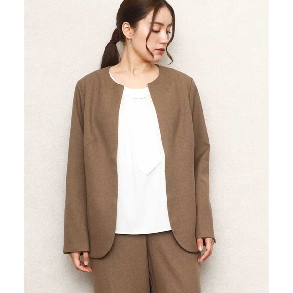 エウルキューブ（eur3）/【大きいサイズ/11号サイズあり】ソフィーツイルジャケット