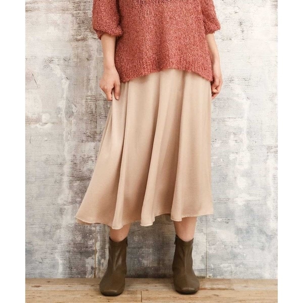 エウルキューブ（eur3）/【大きいサイズ】サテンマーメイドスカート