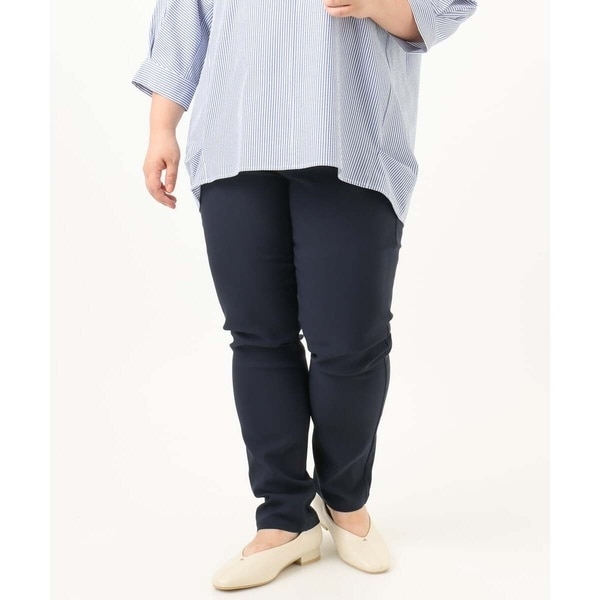 エウルキューブ（eur3）/【大きいサイズ】ストレッチスリムパンツ