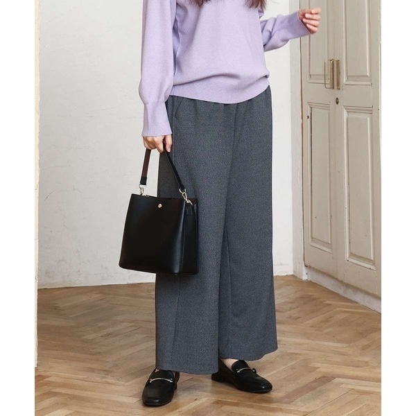 エウルキューブ（eur3）/【大きいサイズ】イージーワイドパンツ