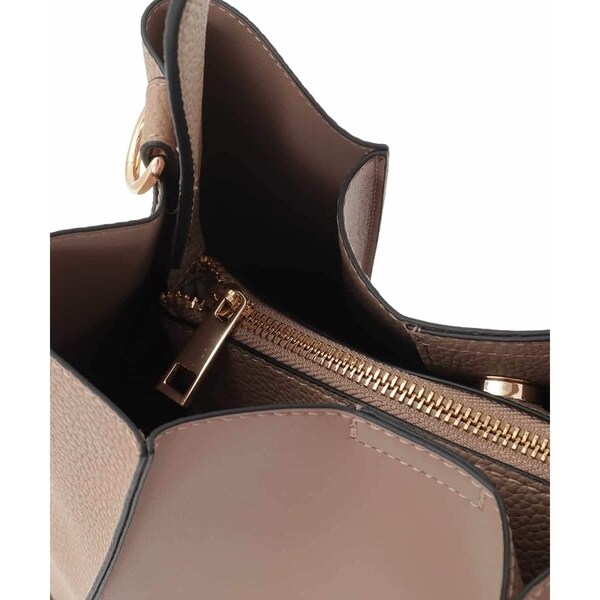 エウルキューブ（eur3）/【2WAY】切り替えデザインフェイクレザーハンドバッグ