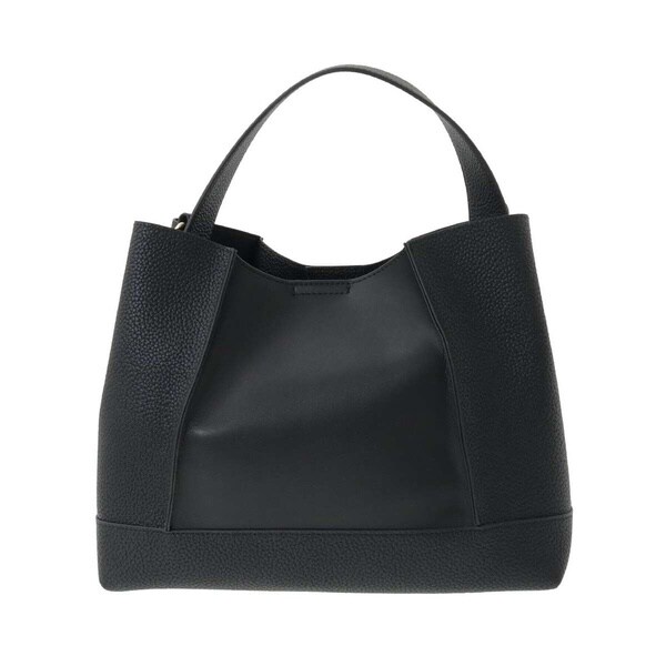 エウルキューブ（eur3）/【2WAY】切り替えデザインフェイクレザーハンドバッグ