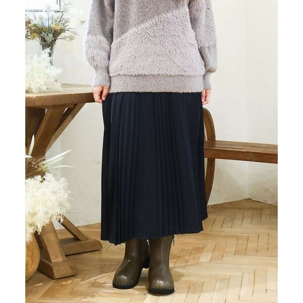【NEW】エウルキューブ（eur3）/【大きいサイズ】ランダムプリーツスカート