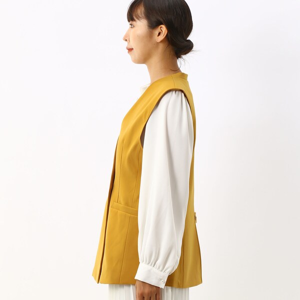 カールパークレーン/ステファニーダブルクロス ダブルブレストジレの