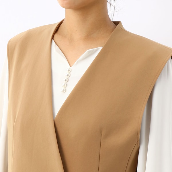 カールパークレーン/ステファニー平二重 ダブルブレストジレの通販はau