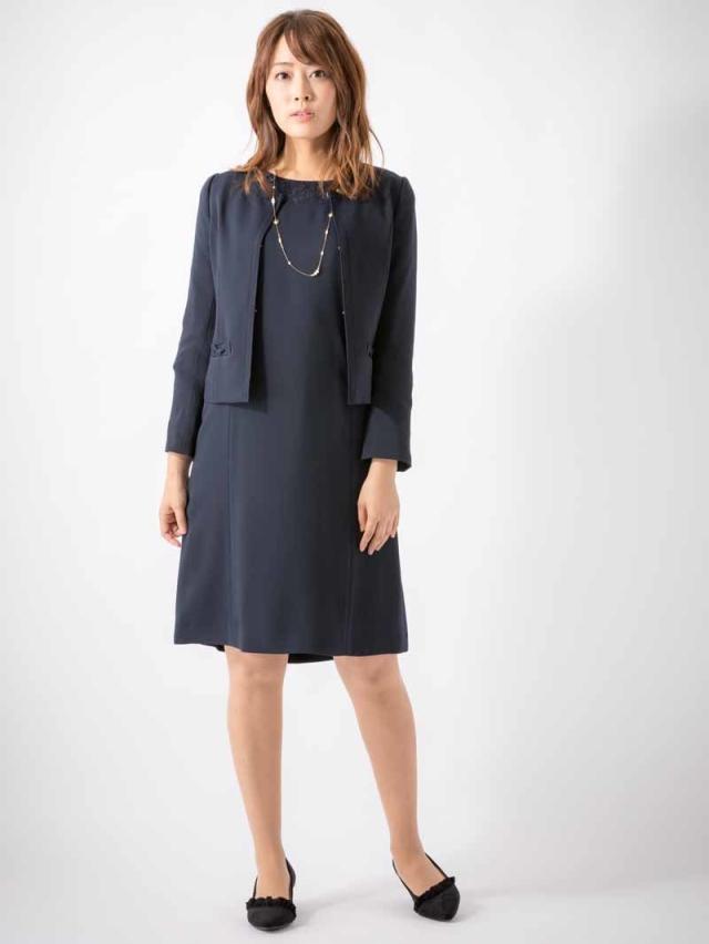 カールパークレーン（Karl Park Lane）/【結婚式・ドレス・セレモニー・セットアップ】９７丈フレンチキス袖レースワンピース カールパークレーン（Karl Park Lane）/【結婚式・ドレス・セレモニー