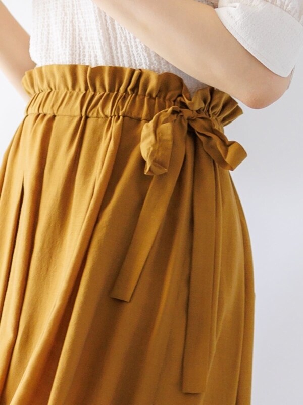 カールパークレーン（Karl Park Lane）/ウエストゴムリボン付タックス