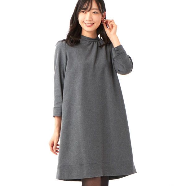 カールパークレーン（Karl Park Lane）/T/R両面起毛 Ａラインワンピース