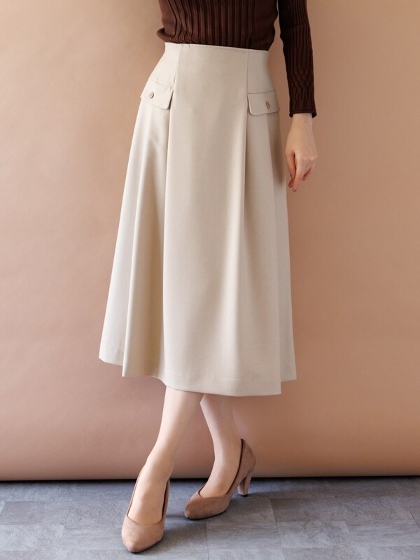 カールパークレーン（Karl Park Lane）/無地タックスカートの通販はau