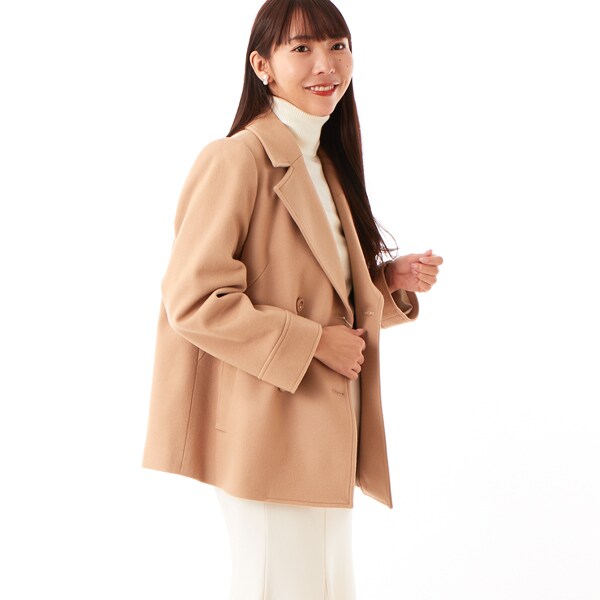 カールパークレーン（Karl Park Lane）/ジャッカルシングルメルトンピーコートの通販は 32,384円