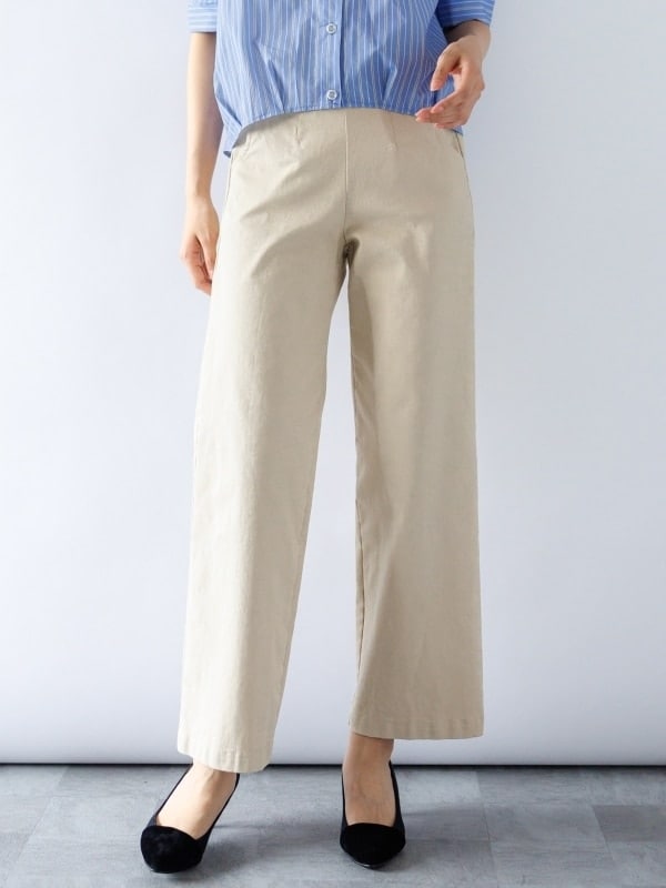 カールパークレーン（Karl Park Lane）/ウエストタブ付太パンツ