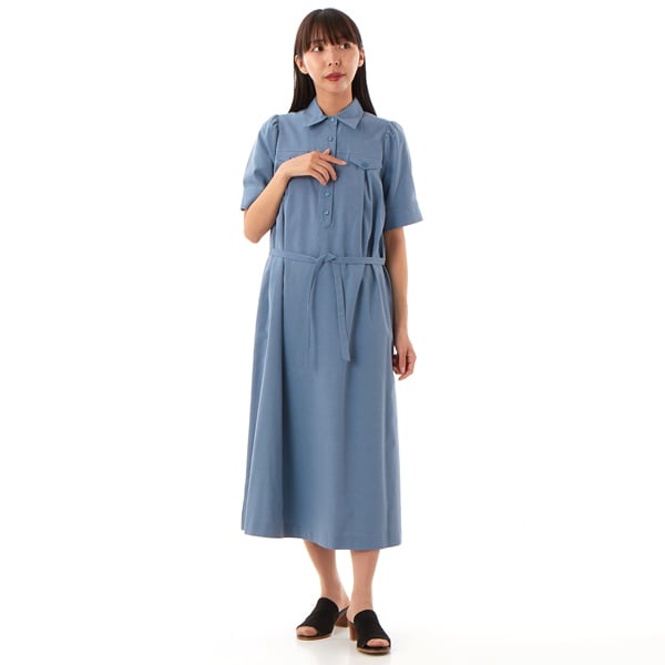 カールパークレーン（Karl Park Lane）/RECストレッチシャツワンピース