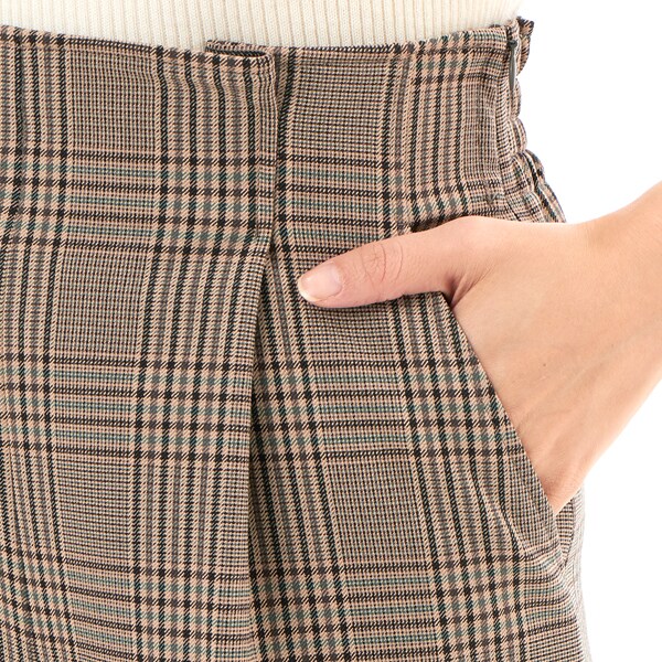 NEW】カールパークレーン（Karl Park Lane）/グレンチェック太身パンツ