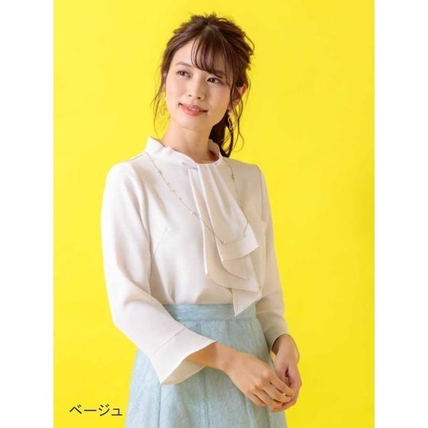 カールパークレーン（Karl Park Lane）/フルダルサテンボウタイブラウス