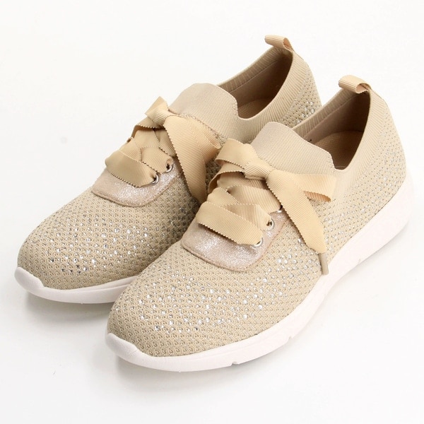 アンリーフ（unReef）/レースアップニットスニーカー