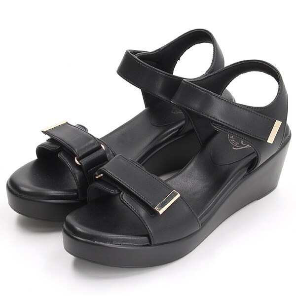 アンリーフ（unReef）/ベルクロストラッププラットフォームサンダル