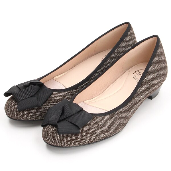 アンリーフ（unReef）/リボンモチーフカッターパンプス