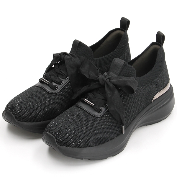 アンリーフ（unReef）/厚底レースアップニットスニーカー