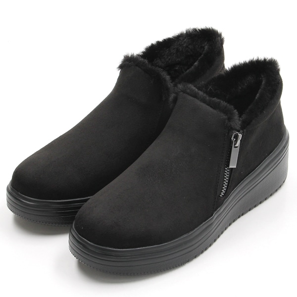 アンリーフ（unReef）/厚底ジップアップボアスニーカー