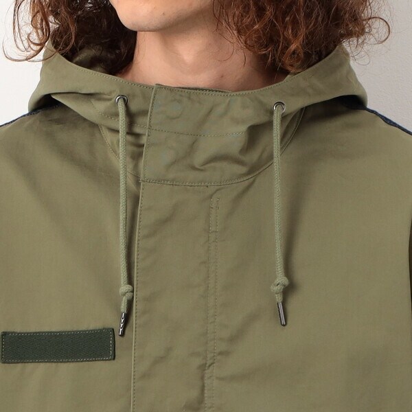 パープル＆イエロー（Purple & Yellow）/コットンツイル＆デニム 切替