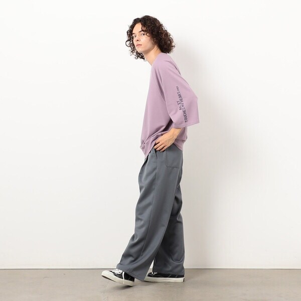 パープル＆イエロー（Purple & Yellow）/ポリエステルツイルタック