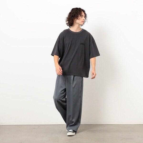 パープル＆イエロー（Purple & Yellow）/ポリエステルツイルタック