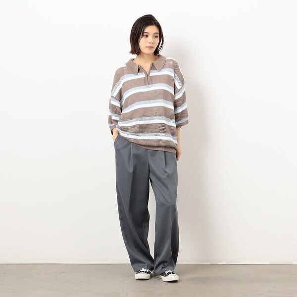 パープル＆イエロー（Purple & Yellow）/ポリエステルツイルタック