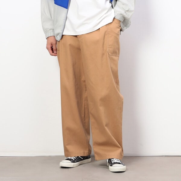 パープル＆イエロー（Purple & Yellow）/コットンツイルワークパンツ