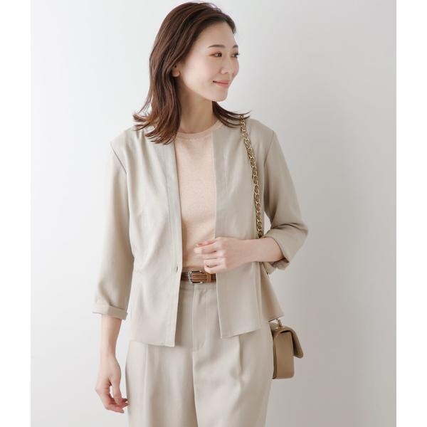 ニューヨーカー（NEWYORKER）/リネンライククロス ドロストブラウス 22,275円