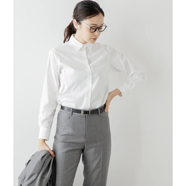 ニューヨーカー（NEWYORKER）/ストレッチホワイトブロード 長袖シャツの通販は 19,800円