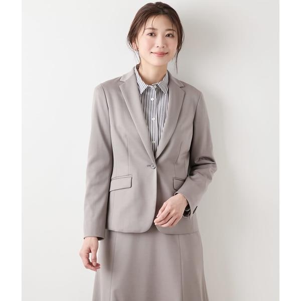 ニューヨーカー（NEWYORKER）/【ウォッシャブル】モクロディクリア ノッチドラペル1釦ジャケット