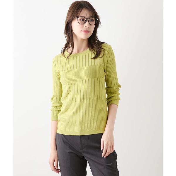 ニューヨーカー（NEWYORKER）/【手洗い可能】レーヨンポリストレッチ 7分袖クルーネックプルオーバー