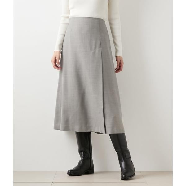 ニューヨーカー（NEWYORKER）/【ウォッシャブル】TWビエラ ワンタックAラインスカート