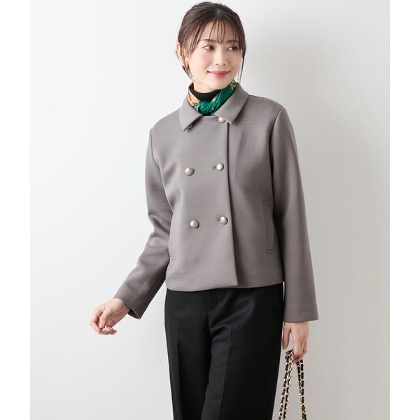 ニューヨーカー（NEWYORKER）/【ウォッシャブル】エアクッションダンボール ダブルブレストジャケット