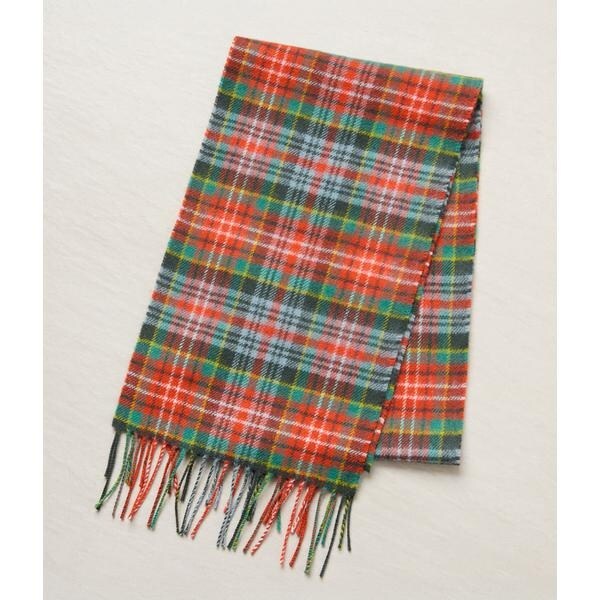 ニューヨーカー（NEWYORKER）/John Scott(ジョン スコット) タータンマフラー