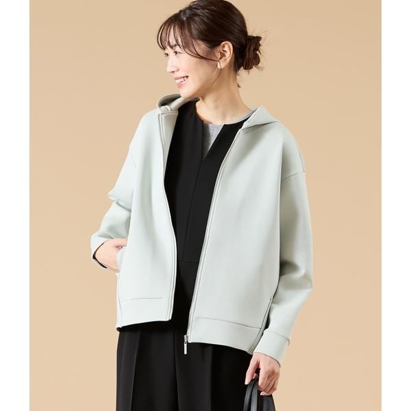 【NEW】ニューヨーカー（NEWYORKER）/【ストレッチ】コットン混ダンボール パーカー