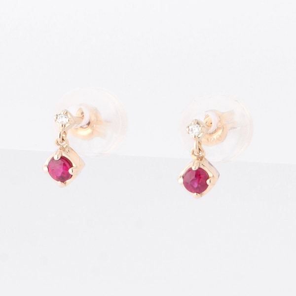 ヴァンドーム青山　ルビーピアス ヴイエー ヴァンドーム青山（va vendome aoyama）/K10イエローゴールド