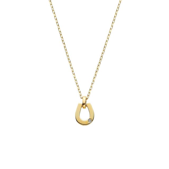 K18イエローゴールド ダイヤモンド ネックレス／ ヴイエー ヴァン