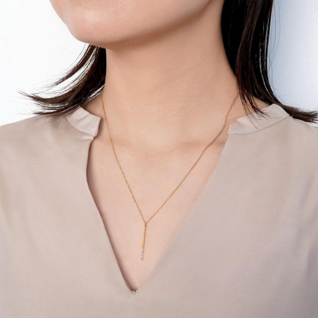 ◇VENDOME AOYAMA ヴァンドーム K18 ネックレス ヴイエー ヴァンドーム