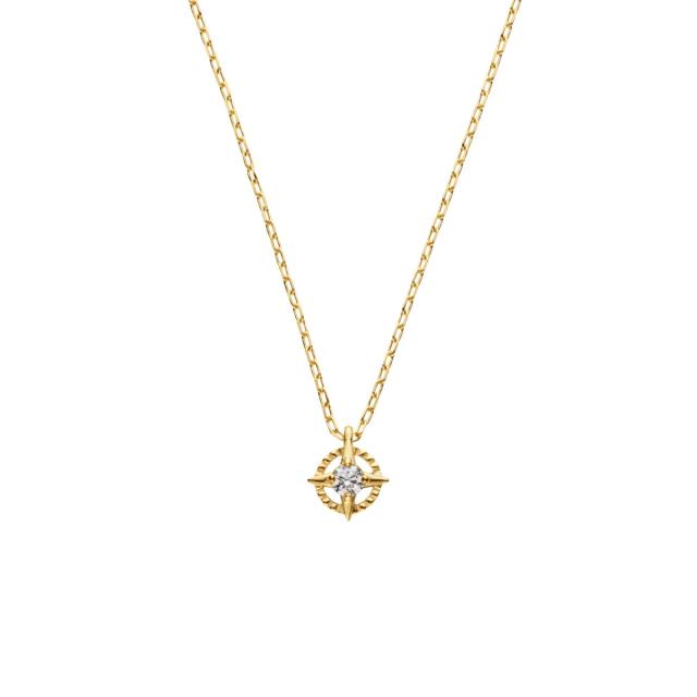 ヴァンドーム　K18WG ダイヤクロスペンダント ヴァンドーム ネックレス ダイヤ ダイヤモンド 0.55ct プリンセス