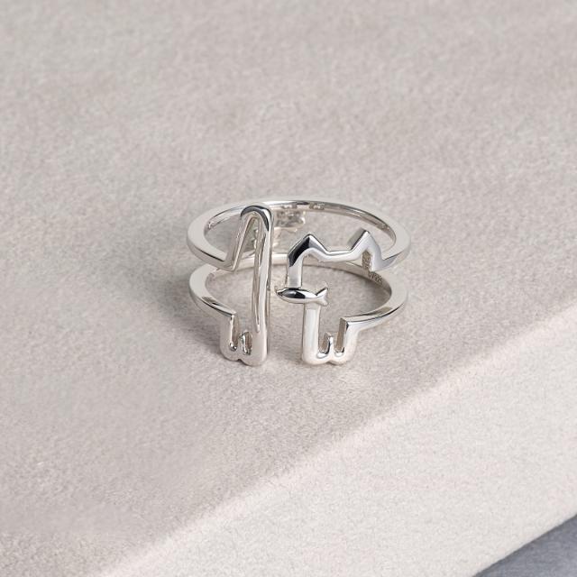 ヴイエー ヴァンドーム青山（va vendome aoyama）/シルバー ねこ リング