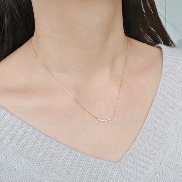 ヴァンドーム青山 K18 6Pダイヤモンド ネックレス ベネチアン バー